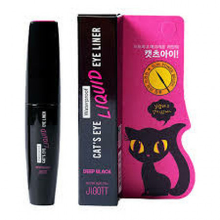 JGT Eyeliner Подводка для глаз Jigott Cat's Eye Waterproof Liquid Eyeliner(Deep Black), 9 гр