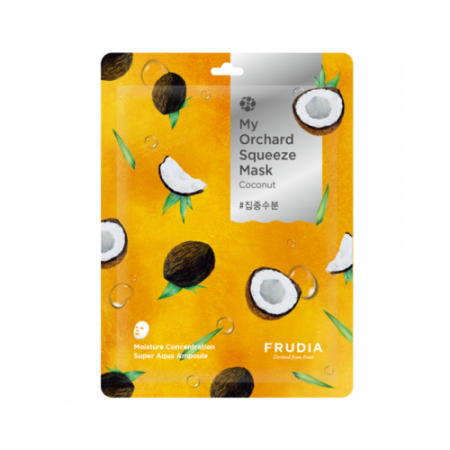 FRUDIA Увлажняющая маска для лица с экстрактом с кокоса My Orchard Squeeze Mask Coconut 20мл