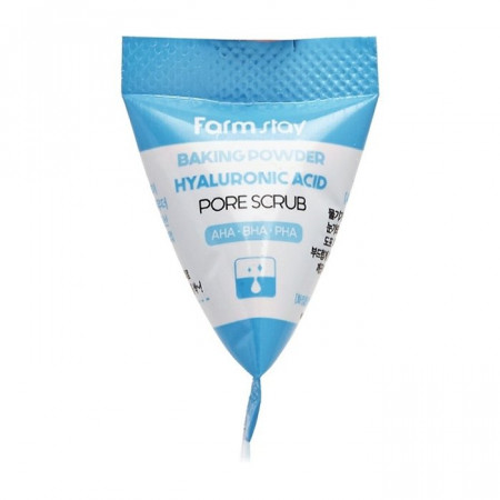 Скраб для лица FarmStay Baking Powder Hyaluronic Acid Pore Scrub (1 шт.) Скраб в пирамидке
