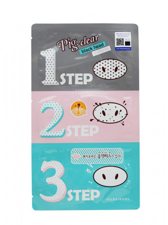 3-х ступенчатый набор средств для очистки пор Pig-nose Clear Black Head 3-step Kit