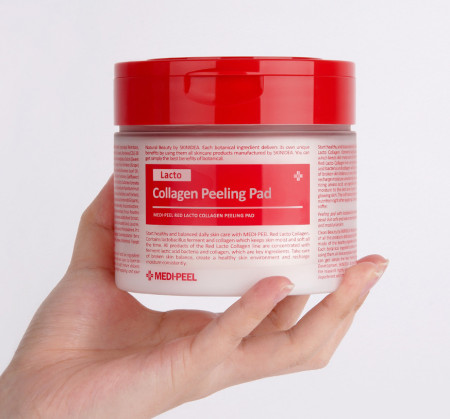 MEDI-PEEL Red Lacto Collagen Peeling Pad (70шт) Пилинг-пэды с лактобактериями