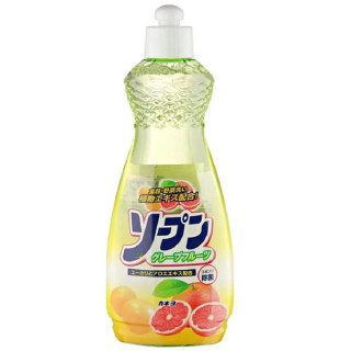 KANEYO SOAP SOAP GRAPEFRUIT ЖИДКОСТЬ ДЛЯ МЫТЬЯ ПОСУДЫ, ФРУКТОВ И ОВОЩЕЙ ГРЕЙПФРУТ, 600МЛ