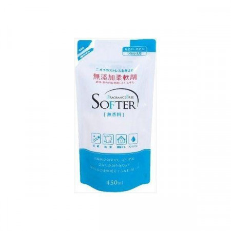 Fragrance Free Softer Смягчающий кондиционер для белья, без аромата, мягкая упаковка, 450 мл