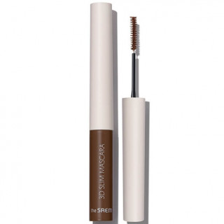 «Ультратонкая 3D коричневая тушь для ресниц The Saem Saemmul 3D Slim Mascara - Brown»