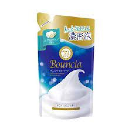 COW / Сливочное жидкое мыло "Bouncia" для рук и тела с нежным свежим ароматом 360 мл, мягкая упаковк