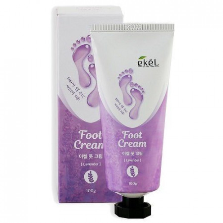 Ekel Успокаивающий крем для ног с экстрактом лаванды Foot Cream Lavender (100 г)