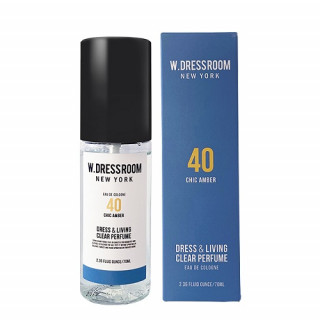W.DRESSROOM DRESS & LIVING CLEAR PERFUME № 40 CHIK AMBER 70 ML Парфюмированный спрей для одежды и дома