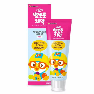Pororo Зубная паста для детей от 3 лет, со вкусом микса фруктов, 90 гр