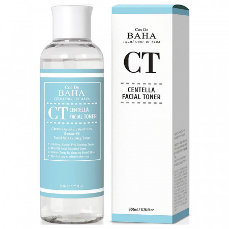 Восстанавливающий тоник с 92% центеллы Cos De Baha CT Centella Facial Toner
