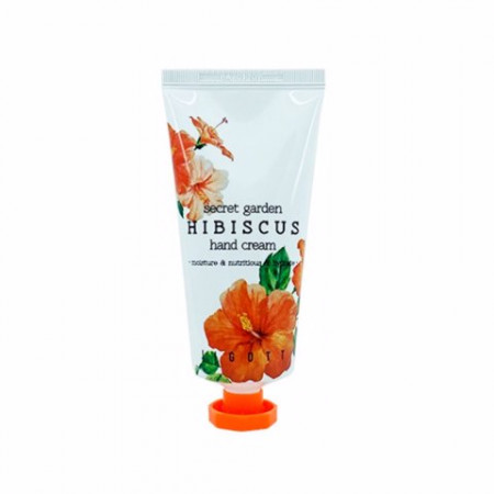 JIGOTT SECRET GARDEN HIBISCUS HAND CREAM 100ml Крем для рук с экстрактом гибискуса 100мл