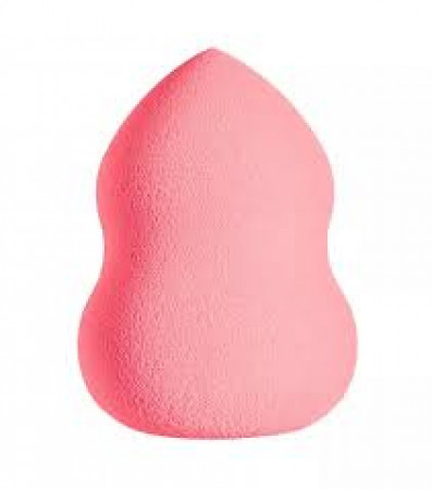 Спонж косметический для макияжа лица гитара розовый PINK, в упаковке 6см - Singi