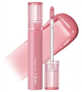 Rom&nd Стойкий блеск с эффектом стеклянных губ, оттенок 01 Peony Ballet, Glasting Color Gloss