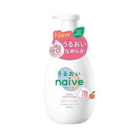 Naive Foam Body Soap Moisturizing Жидкое мыло-пенка для тела с экстрактом листьев персикового дерева