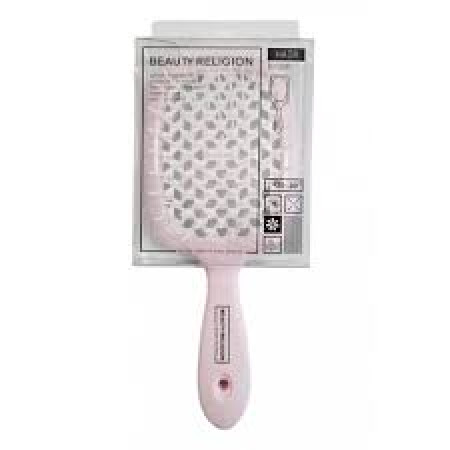 [BEAUTY RELIGION] Расческа для волос мульти НЕЖНО-РОЗОВЫЙ/БЕЛЫЙ Multi Brush soft pink/white, 1 шт