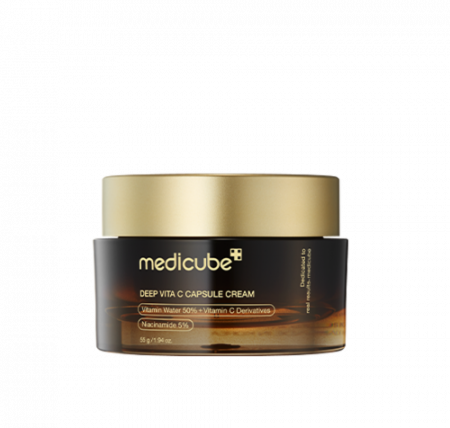 Осветляющий крем с витаминными капсулами Medicube Deep Vita C Capsule Cream представляет собой иннов