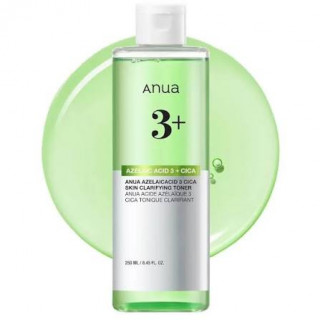 Тоник с 3% азелаиновой кислоты и центеллой Anua Azelaic Acid 3 Cica Skin Clarifying Toner