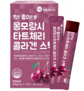 Mippeum Коллагеновое желе с вишней, 15 стиков, Low Molecular Fish Collagen Cherry