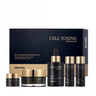 Набор ухода со стволовыми клетками MEDIPEEL⁺ Cell Toxing Dermajours Essential Set (100+50+30*2+10мл)