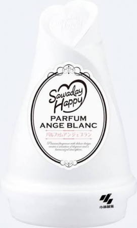 Kobayashi Освежитель воздуха для комнаты Sawaday Happy Parfum Ange Blanc гелевый 120 гр
