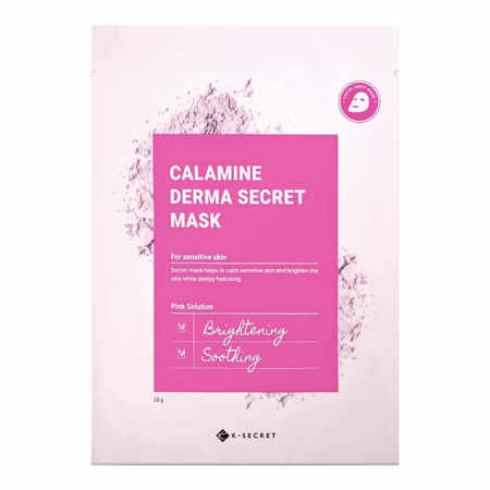 Себорегулирующая тканевая маска с каламиновой пудрой K-SECRET Calamine Derma Secret Mask