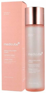 Тонер для упругости кожи с коллагеном medicube Triple Collagen Toner