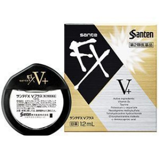 SANTE FX V+ Освежающие глазные капли с ментолом и витамином В6 12 мл, шт