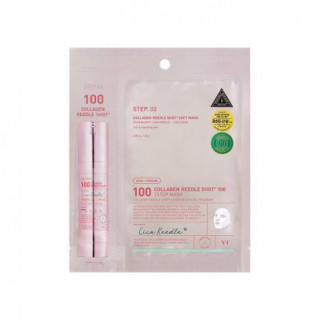 Двухфазная маска с микроиглами и коллагеном VT Cosmetics Collagen Reedle Shot 100 2step Mask