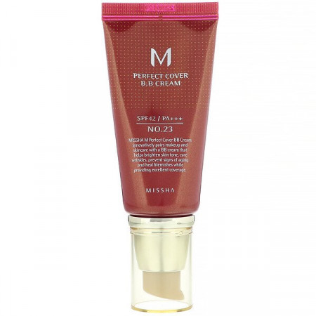 Тональный крем M Perfect Cover BB Cream 23 Natural Beige, 50 мл.
