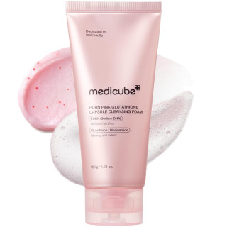 461415 Medicube PDRN Pink Glutathione Capsule Cleansing Foam 120g,Капсульная пенка для умывания с ПД