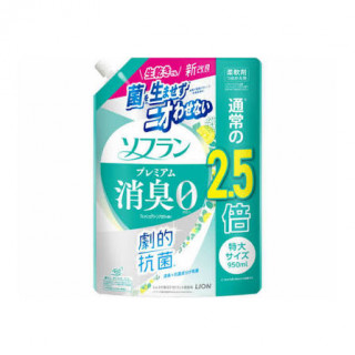 Lion Soflan Premium Deodorizer Zero 0 Кондиционер для белья защищающий от неприятного запаха до вече